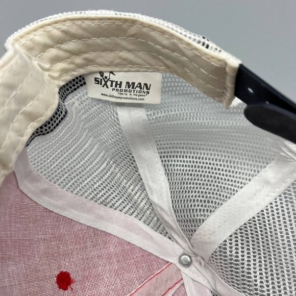 Los Angeles LA Angels MLB Sixth Man Trucker Hat Snap back Cap Red White Men - Picture 4 of 8